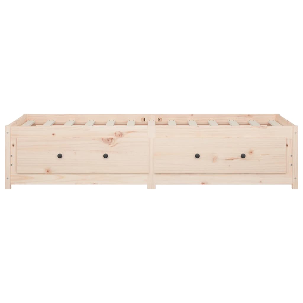 Solid Pine Wood Day Bed Frame 90x190 cm - No Mattress Included