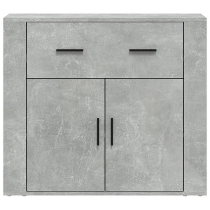 Sideboard Concrete Grey 80x33x70 cm Engineered Wood