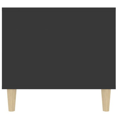 Coffee Table Black 90x49x45 cm Engineered Wood