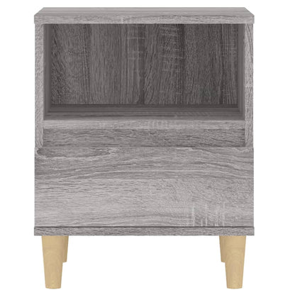 Grey Sonoma Bedside Cabinet, 40x35x50 cm - Stylish & Functional Storage