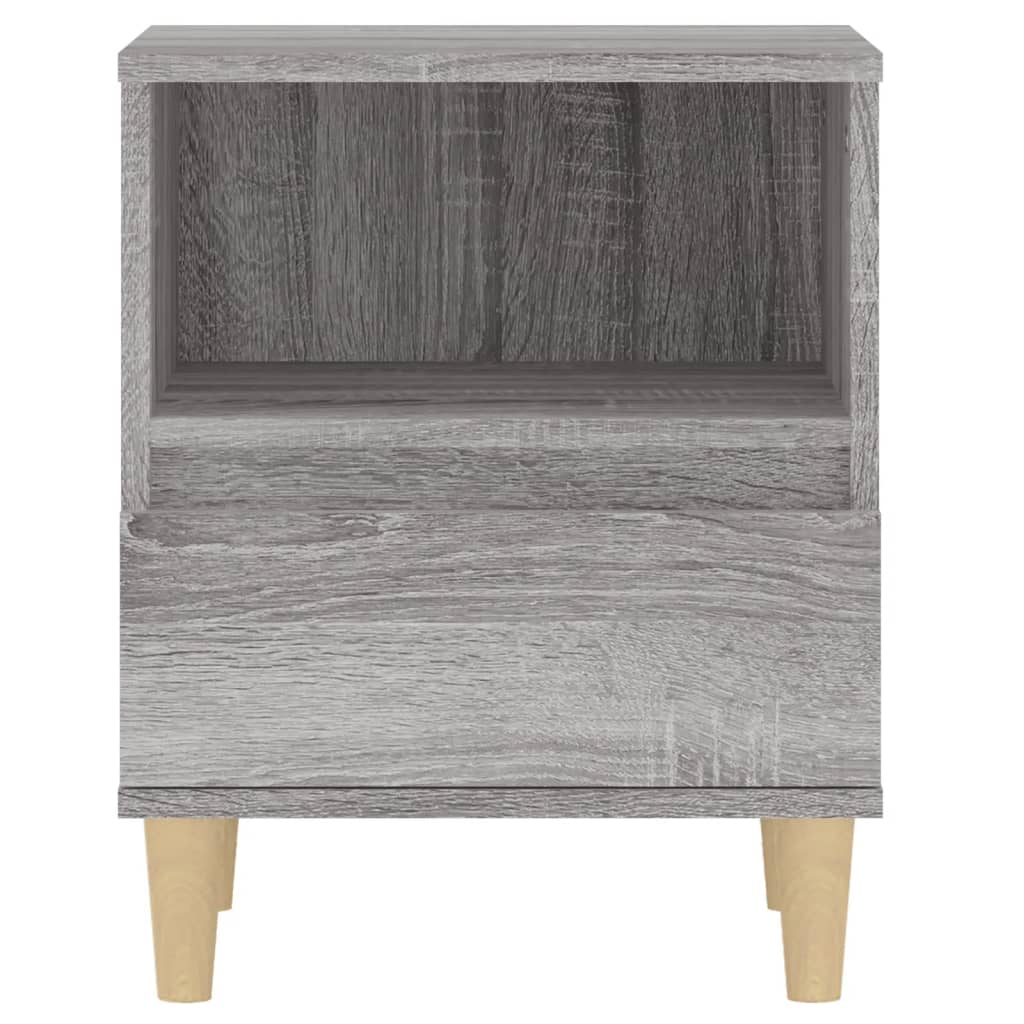 Grey Sonoma Bedside Cabinets 2 pcs, 40x35x50 cm - Stylish & Compact