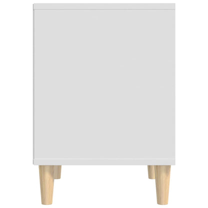 White Bedside Cabinets Set of 2 - Sleek Design, 40x35x50 cm