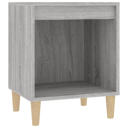 Grey Sonoma Bedside Cabinet 40x35x50 cm - Stylish & Compact Design