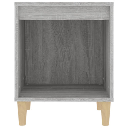 Grey Sonoma Bedside Cabinet 40x35x50 cm - Stylish & Compact Design