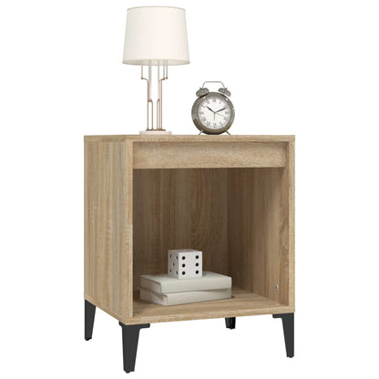 Sonoma Oak Bedside Cabinet 40x35x50 cm - Stylish & Compact Storage