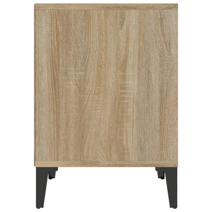Sonoma Oak Bedside Cabinet 40x35x50 cm - Stylish & Compact Storage