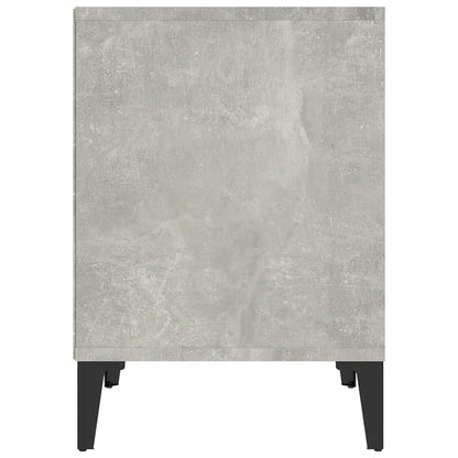 Concrete Grey Bedside Cabinet 40x35x50 cm - Modern Style Storage
