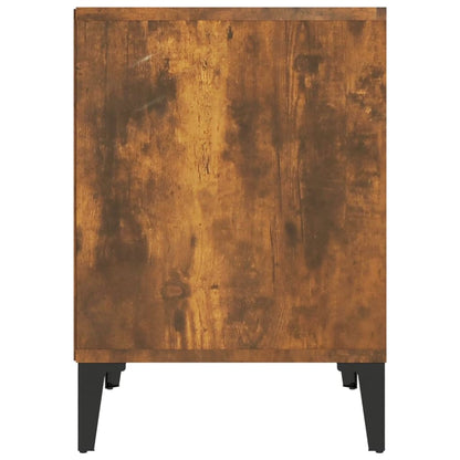 Smoked Oak Bedside Cabinet 40x35x50 cm – Stylish & Compact