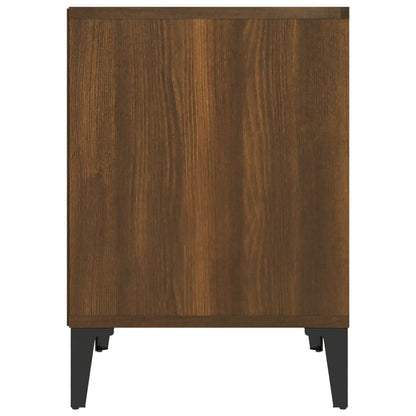 Brown Oak Bedside Cabinets 2 Pcs - 40x35x50 cm | Stylish Bedroom Storage