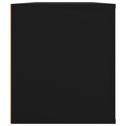 TV Cabinet Black 100x35x40 cm Engineered Wood