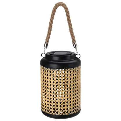 Progarden LED Solar Lantern - Portable with Handle, Black