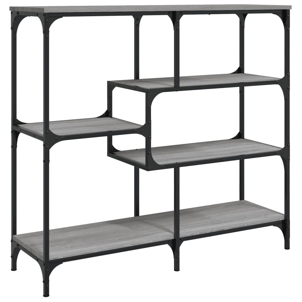 Grey Sonoma Console Table in Engineered Wood - 103x32x95 cm