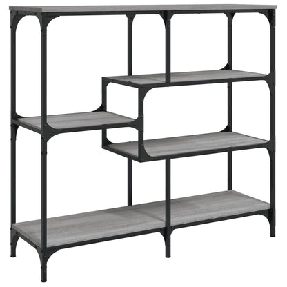 Grey Sonoma Console Table in Engineered Wood - 103x32x95 cm