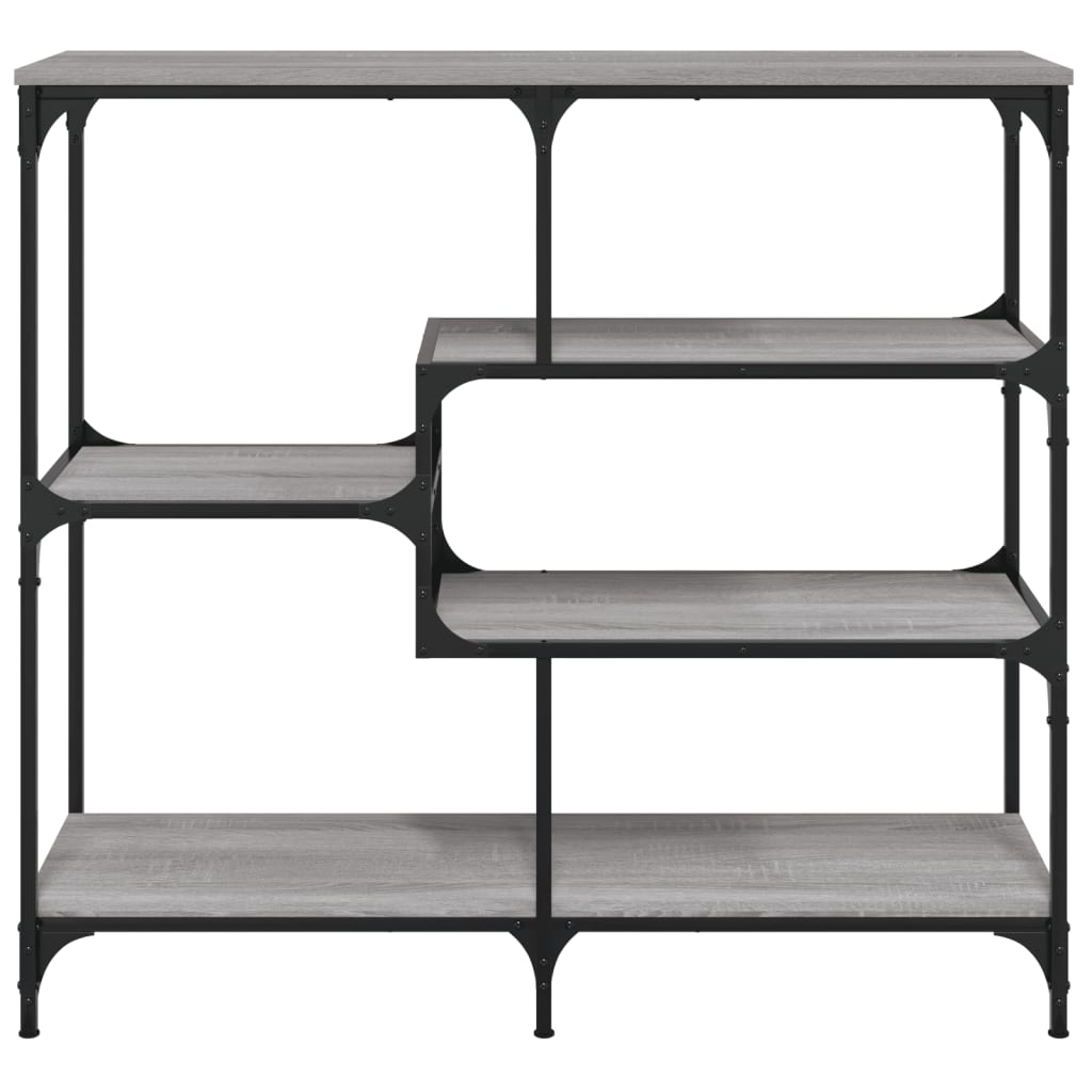 Grey Sonoma Console Table in Engineered Wood - 103x32x95 cm