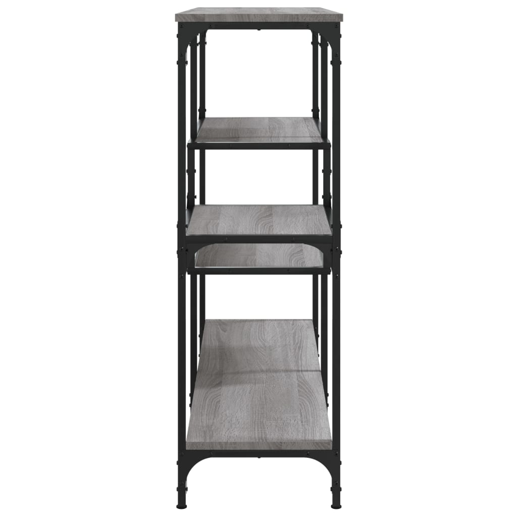 Grey Sonoma Console Table in Engineered Wood - 103x32x95 cm