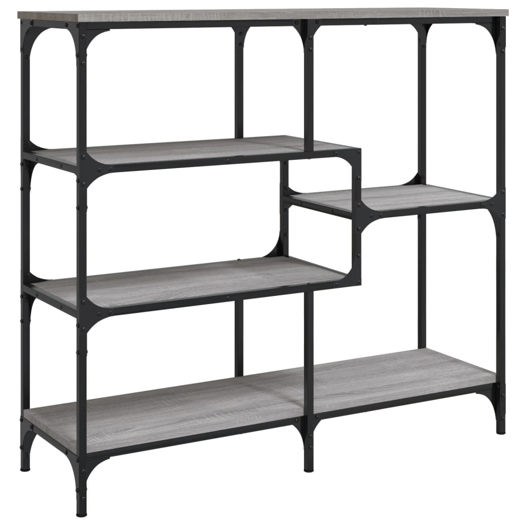 Grey Sonoma Console Table in Engineered Wood - 103x32x95 cm