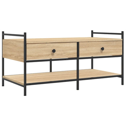 Coffee Table Sonoma Oak 99x50x50 cm Engineered Wood