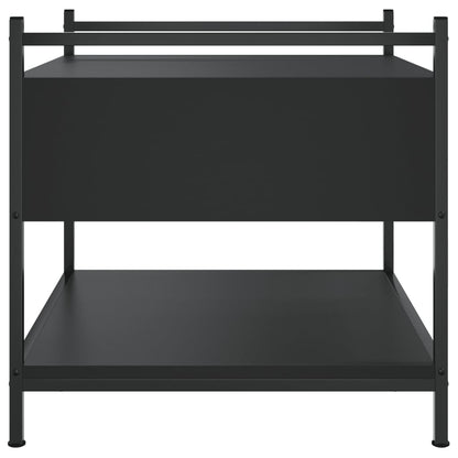 Coffee Table Black 50x50x50 cm Engineered Wood