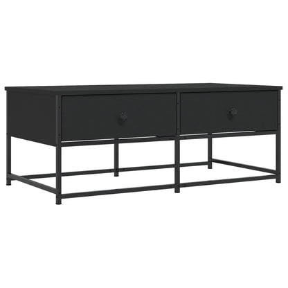 Coffee Table Black 100x51x40 cm Engineered Wood