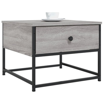 Coffee Table Grey Sonoma 51x51x40 cm Engineered Wood