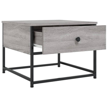 Coffee Table Grey Sonoma 51x51x40 cm Engineered Wood