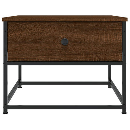 Coffee Table Brown Oak 51x51x40 cm Engineered Wood