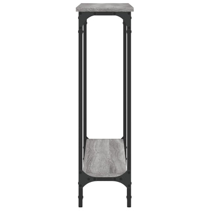 Grey Sonoma Engineered Wood Console Table - 100x22.5x75 cm