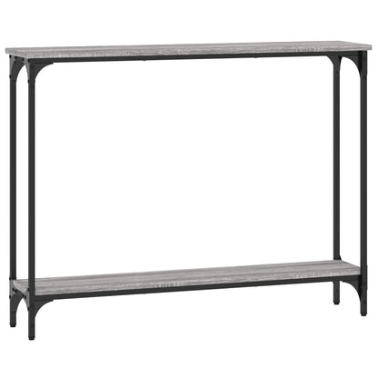 Grey Sonoma Engineered Wood Console Table - 100x22.5x75 cm