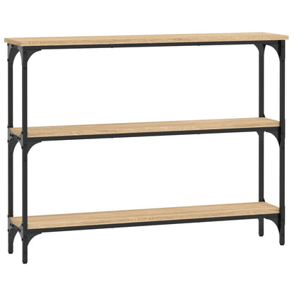 Sonoma Oak Console Table - 100x22.5x75 cm - Engineered Wood