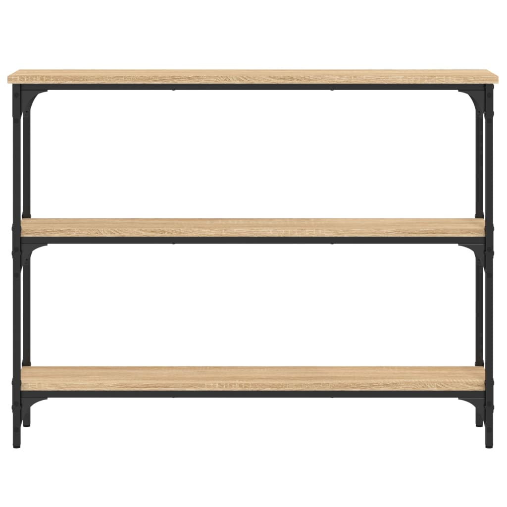Sonoma Oak Console Table - 100x22.5x75 cm - Engineered Wood