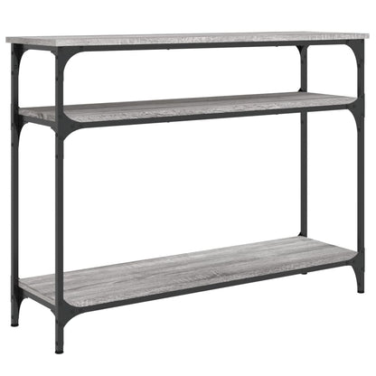 Sonoma Grey Console Table - 100x29x75 cm Engineered Wood