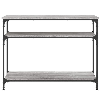 Sonoma Grey Console Table - 100x29x75 cm Engineered Wood