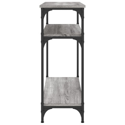 Sonoma Grey Console Table - 75x29x75 cm, Engineered Wood