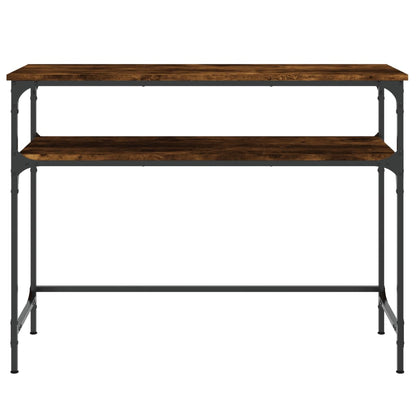 Smoked Oak Console Table 100x35.5x75cm - Engineered Wood