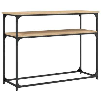 Sonoma Oak Console Table - Engineered Wood, 100x35.5x75cm