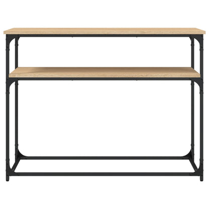Sonoma Oak Console Table - Engineered Wood, 100x35.5x75cm