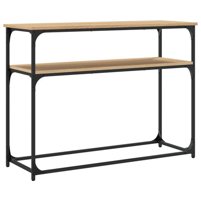 Sonoma Oak Console Table - Engineered Wood, 100x35.5x75cm