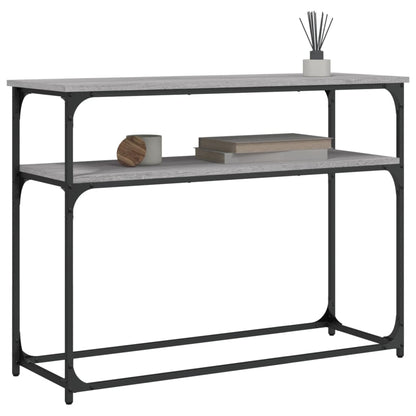 Sonoma Grey Console Table - 100x35.5x75cm Engineered Wood