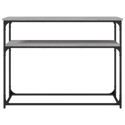 Sonoma Grey Console Table - 100x35.5x75cm Engineered Wood