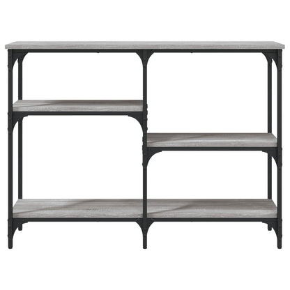 Sonoma Grey Console Table 102x29x75 cm - Engineered Wood