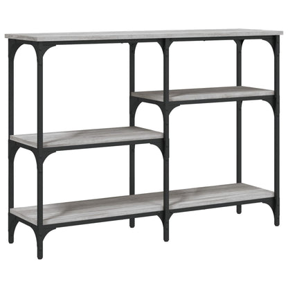 Sonoma Grey Console Table 102x29x75 cm - Engineered Wood