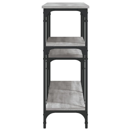 Grey Sonoma Console Table - Engineered Wood, 160x29x75cm