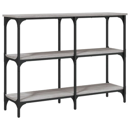 Sonoma Grey Console Table - 100x29x75 cm Engineered Wood