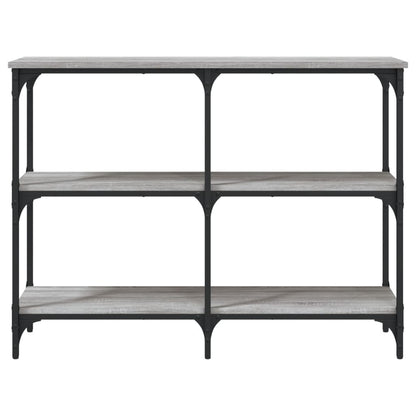 Sonoma Grey Console Table - 100x29x75 cm Engineered Wood