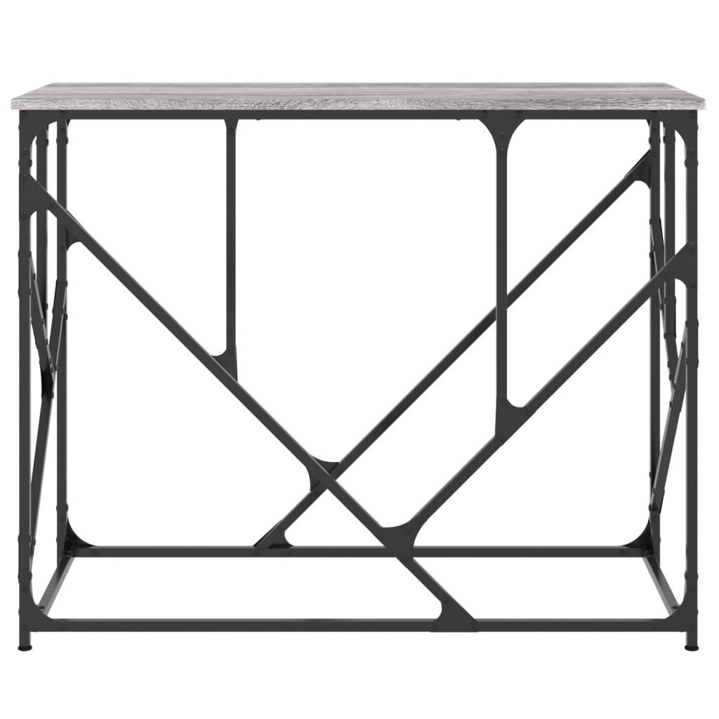 Sonoma Grey Console Table - 100x40x80 cm Engineered Wood