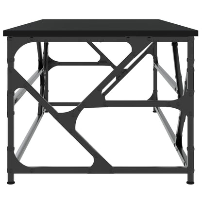 Coffee Table Black 100x50x40 cm Engineered Wood