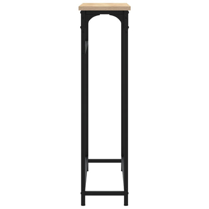 Sonoma Oak Console Table - 75x19.5x75 cm in Engineered Wood