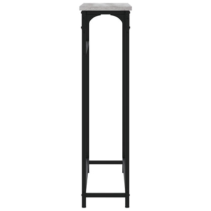 Sonoma Grey Console Table - 75x19.5x75 cm - Engineered Wood