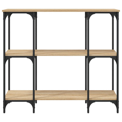 Sonoma Oak Console Table - Engineered Wood, 102x35x90 cm