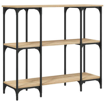 Sonoma Oak Console Table - Engineered Wood, 102x35x90 cm